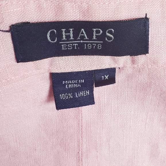 Linen Button Down Top - Picture 3 of 5